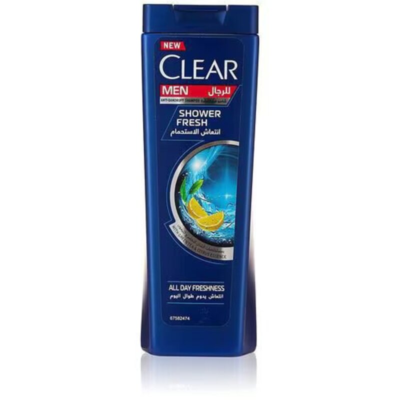 Clear Shampoo Shower Fresh - All Day Freshness 200 ml. Made in UAE - TNS Go