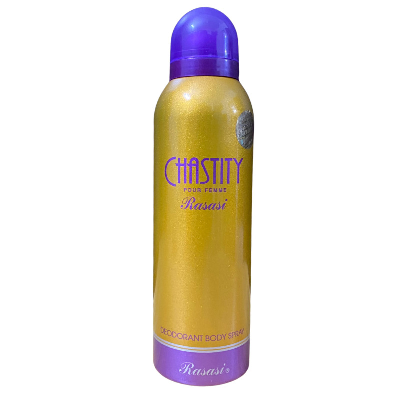 Chastity By Rasasi Deodorant Body Spray 200ml TNS Go